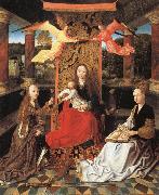 unknow artist, Madonna and Child  Enthroned with SS.Catherine and Barbara